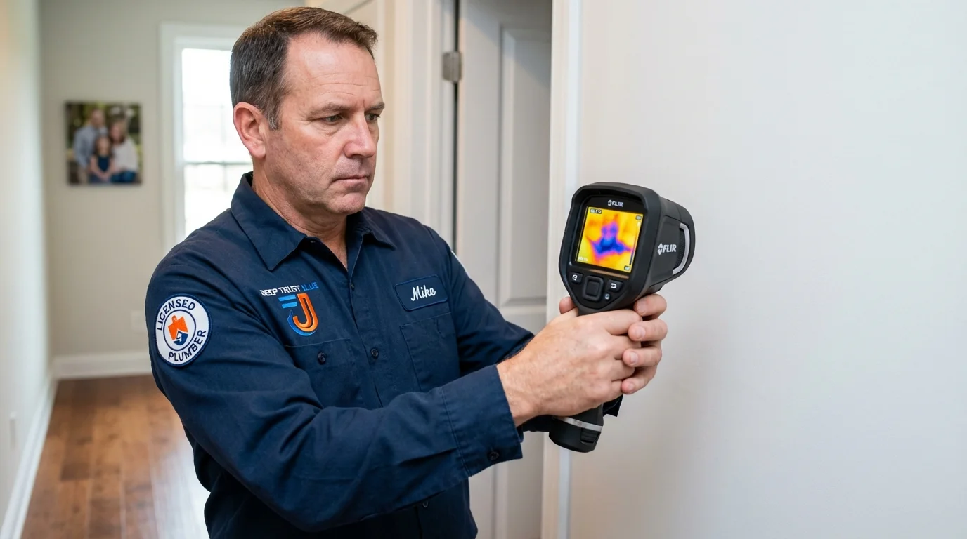 Thermal imaging leak detection by Johns Plumbing LLC in Jensen Beach